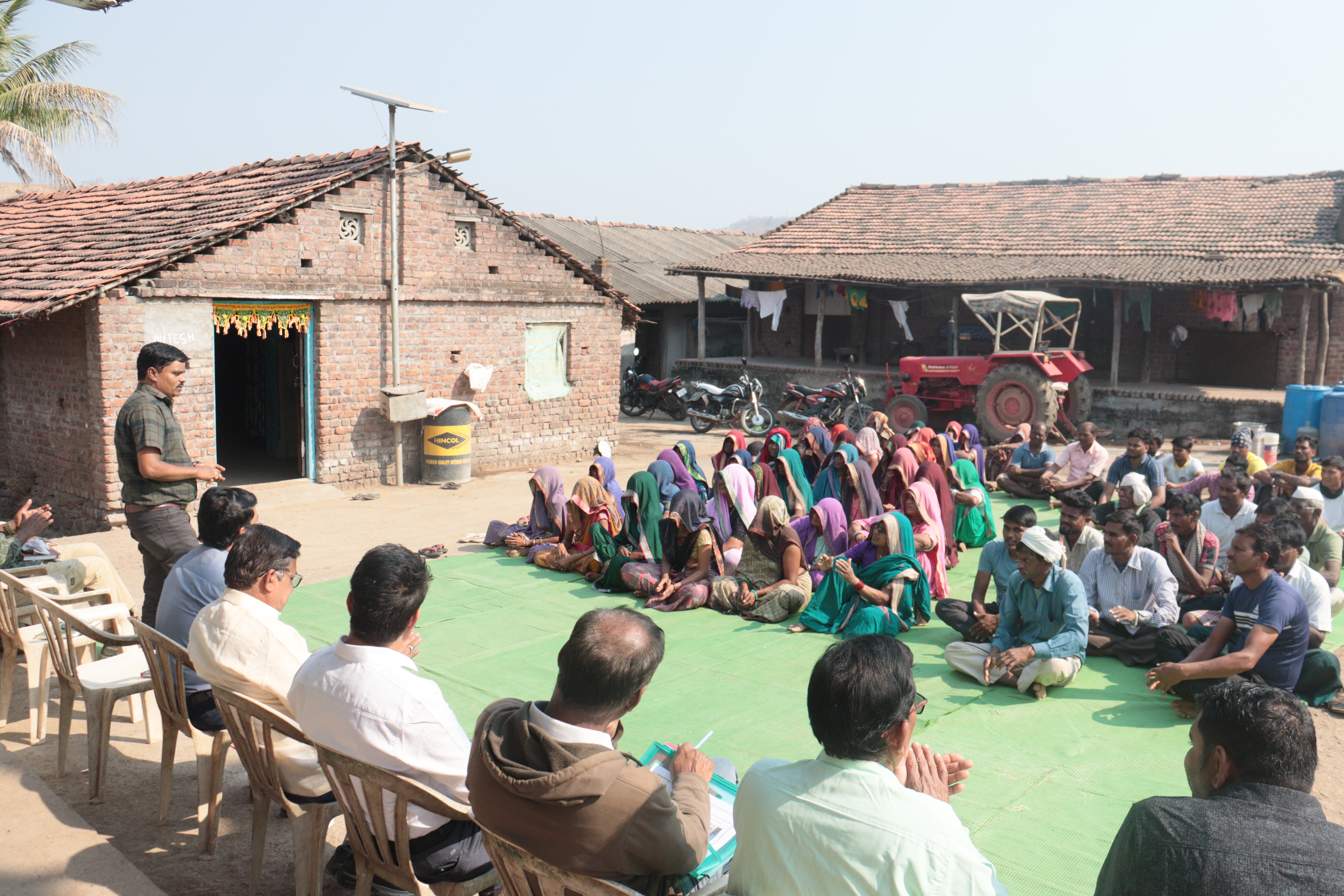 Observing a Community Forest Rights Meeting in Jalgaon.